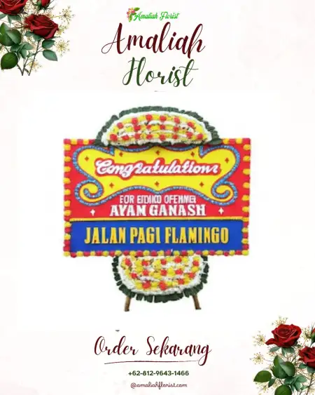 Sewa Papan Bunga 9 Ilir